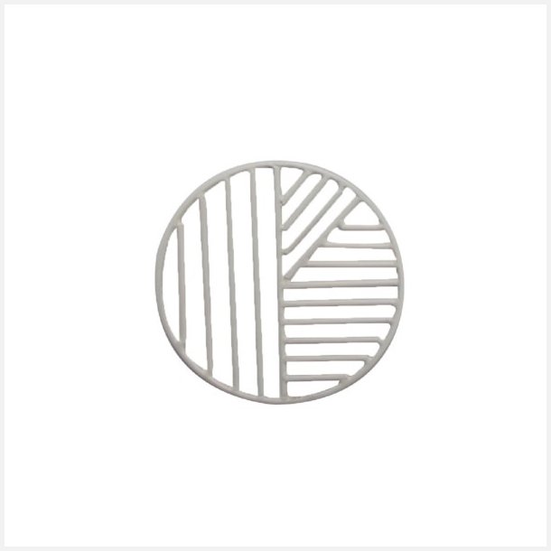 Kitchen-Vecto Coaster -White, D10 cm